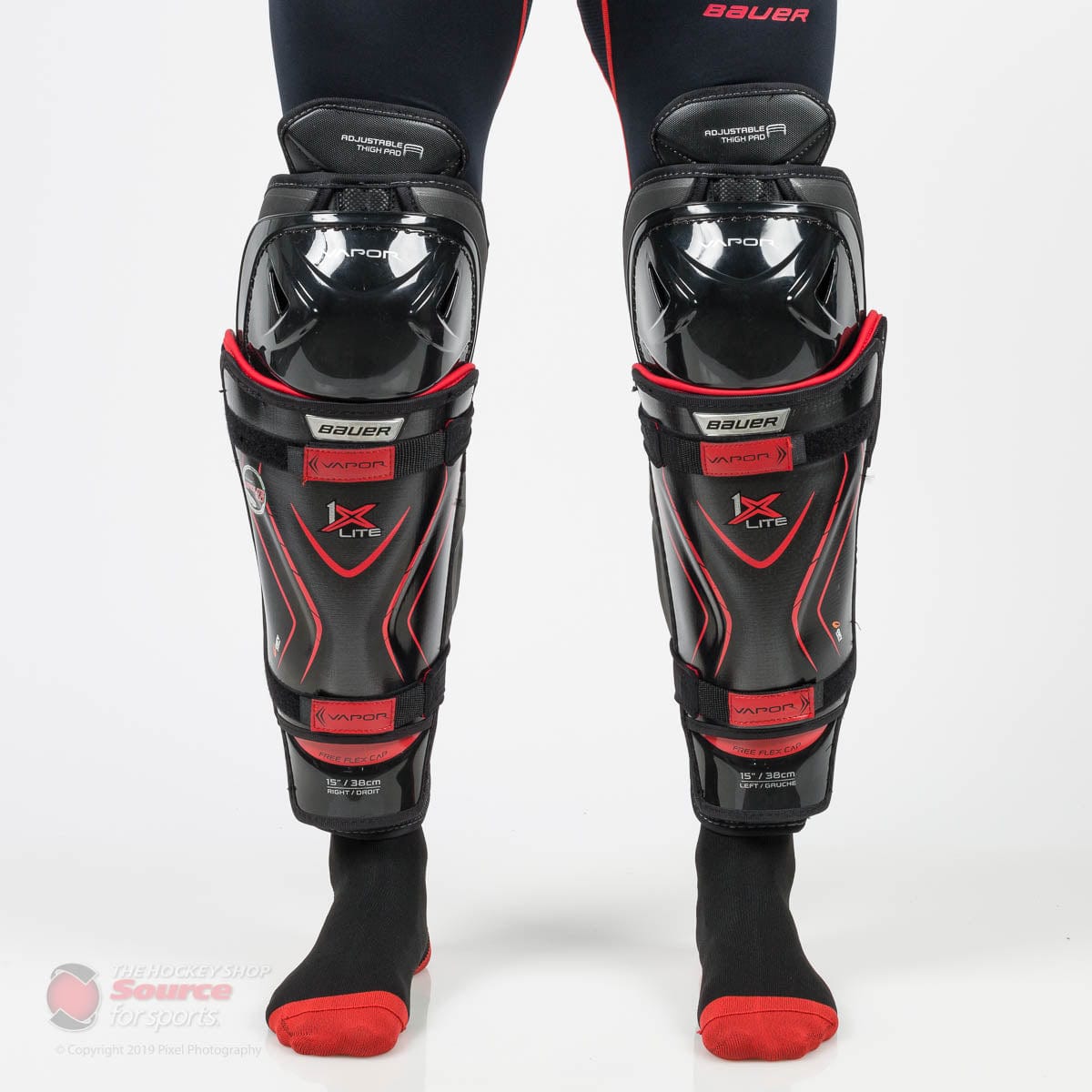 Bauer Vapor 1X Lite Senior Hockey Shin Guards