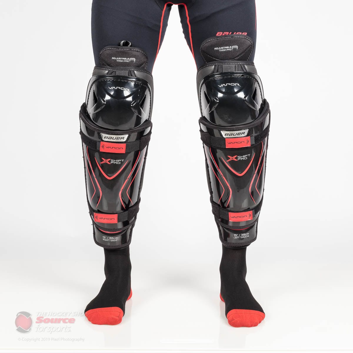 Bauer Vapor X Shift Pro Junior Hockey Shin Guards (2018)