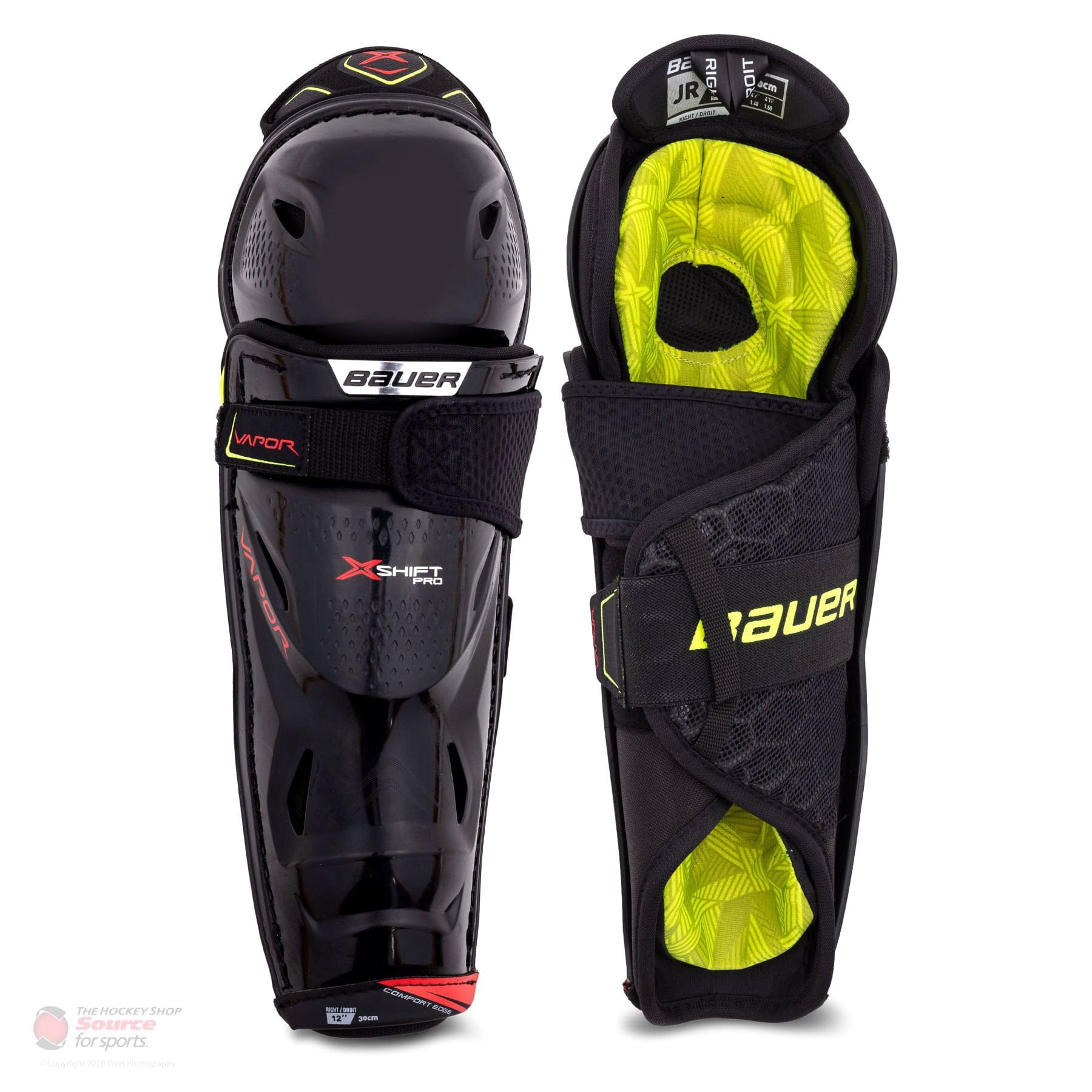 Bauer Vapor X Shift Pro Junior Hockey Shin Guards - 2020