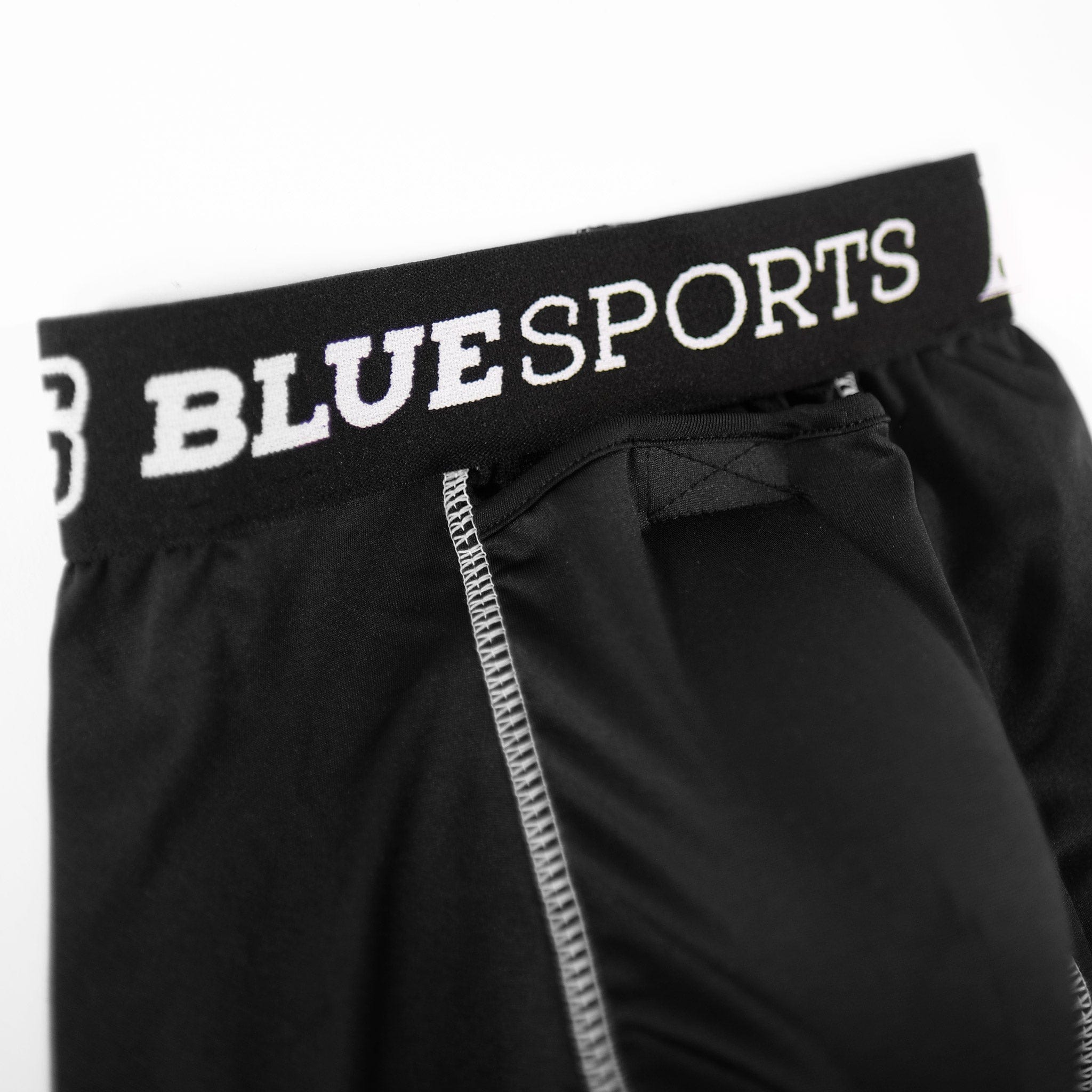 Blue Sports Youth Compression Jock Pants