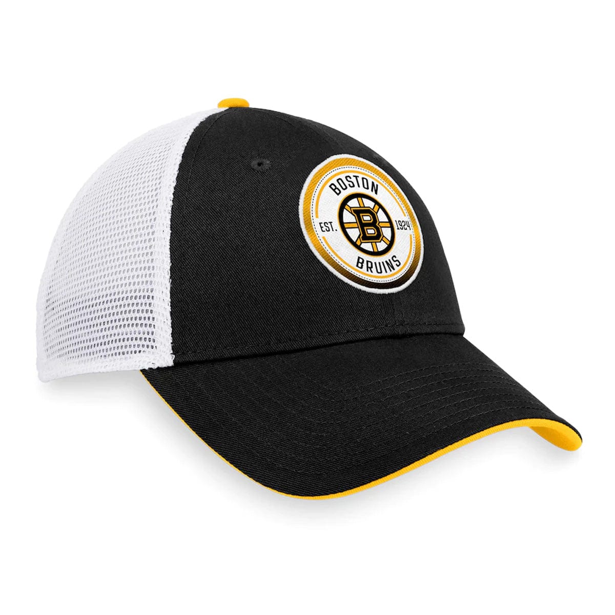 Boston Bruins Fanatics Iconic Gradient Structured Trucker Hat