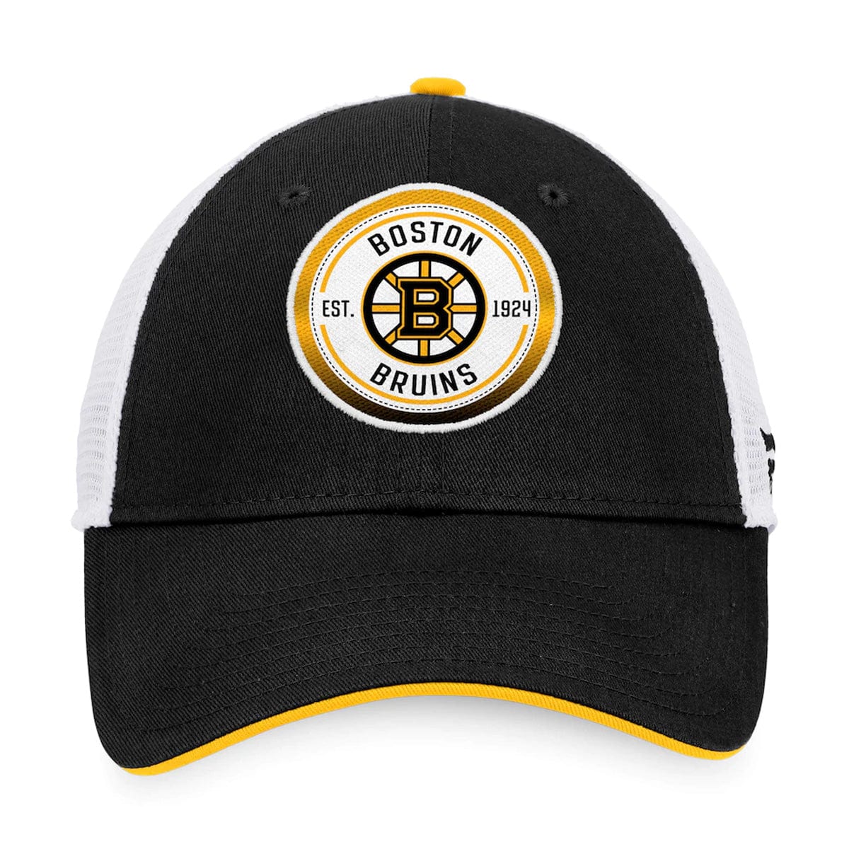 Boston Bruins Fanatics Iconic Gradient Structured Trucker Hat