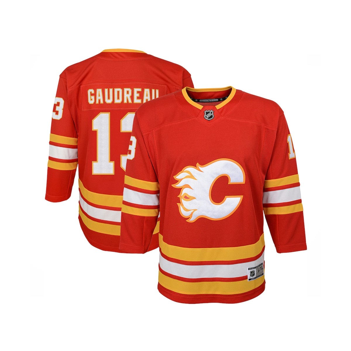 Calgary Flames Home Outer Stuff Premier Youth Jersey - Johnny Gaudreau