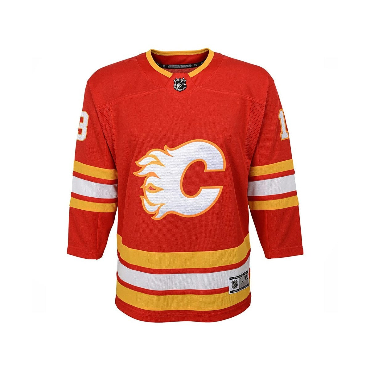 Calgary Flames Home Outer Stuff Premier Youth Jersey - Johnny Gaudreau