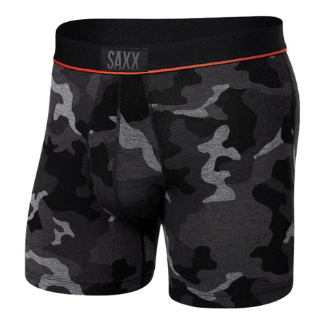 Saxx 22nd Century Silk Boxers - See Food - Navy