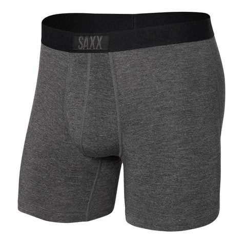 SAXX UNDERWEAR Vibe Boxer Brief 3-Pack (Black/Grey/Blue) Men's