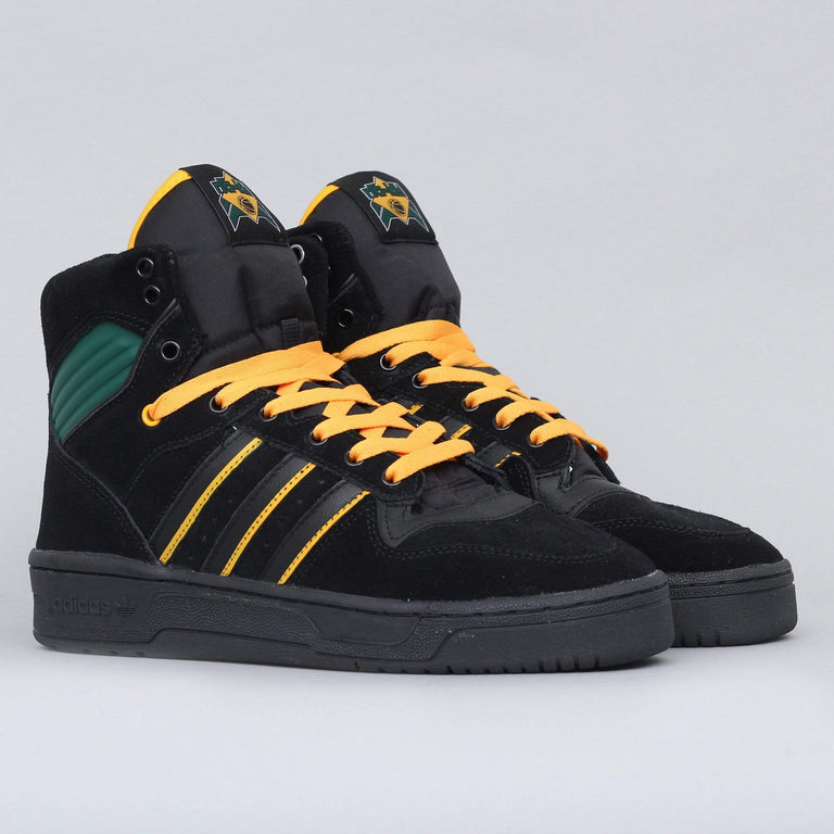 adidas Rivalry Hi OG X Na-Kel Shoes Core Black / Collegiate Gold / Col ...