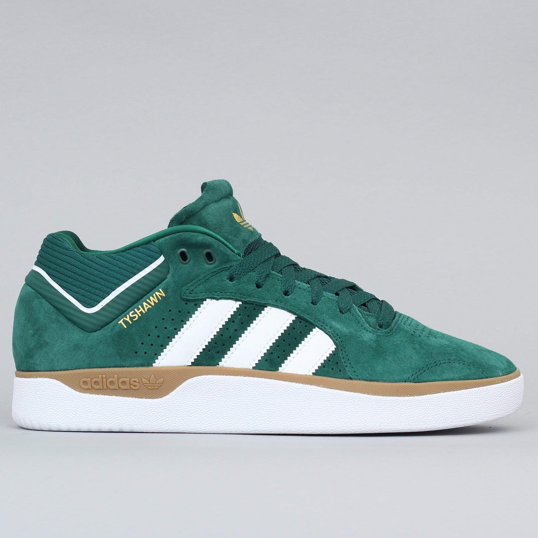adidas Tyshawn Shoes Collegiate Green / Footwear White / Gum4 – Slam ...