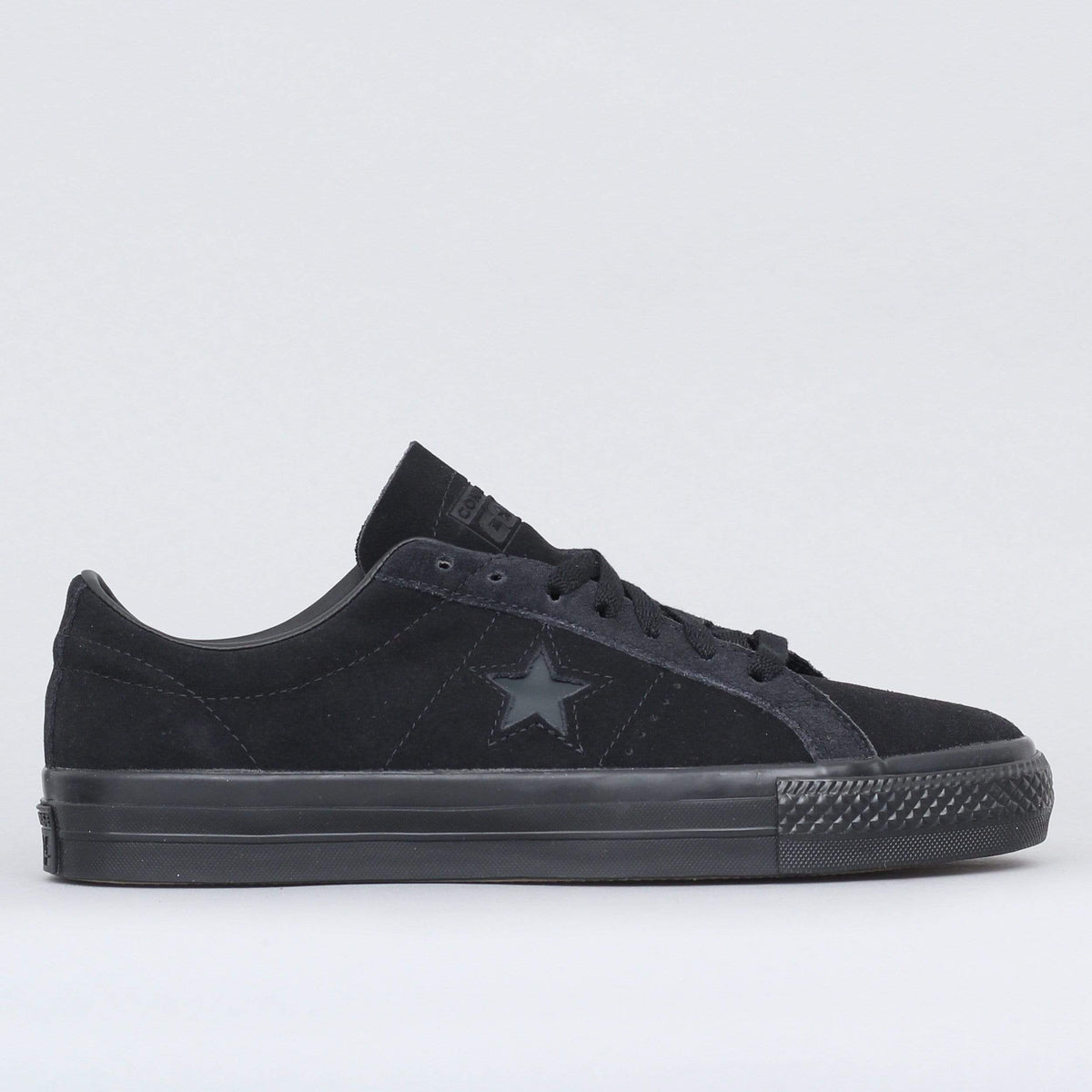 converse one star pro black suede