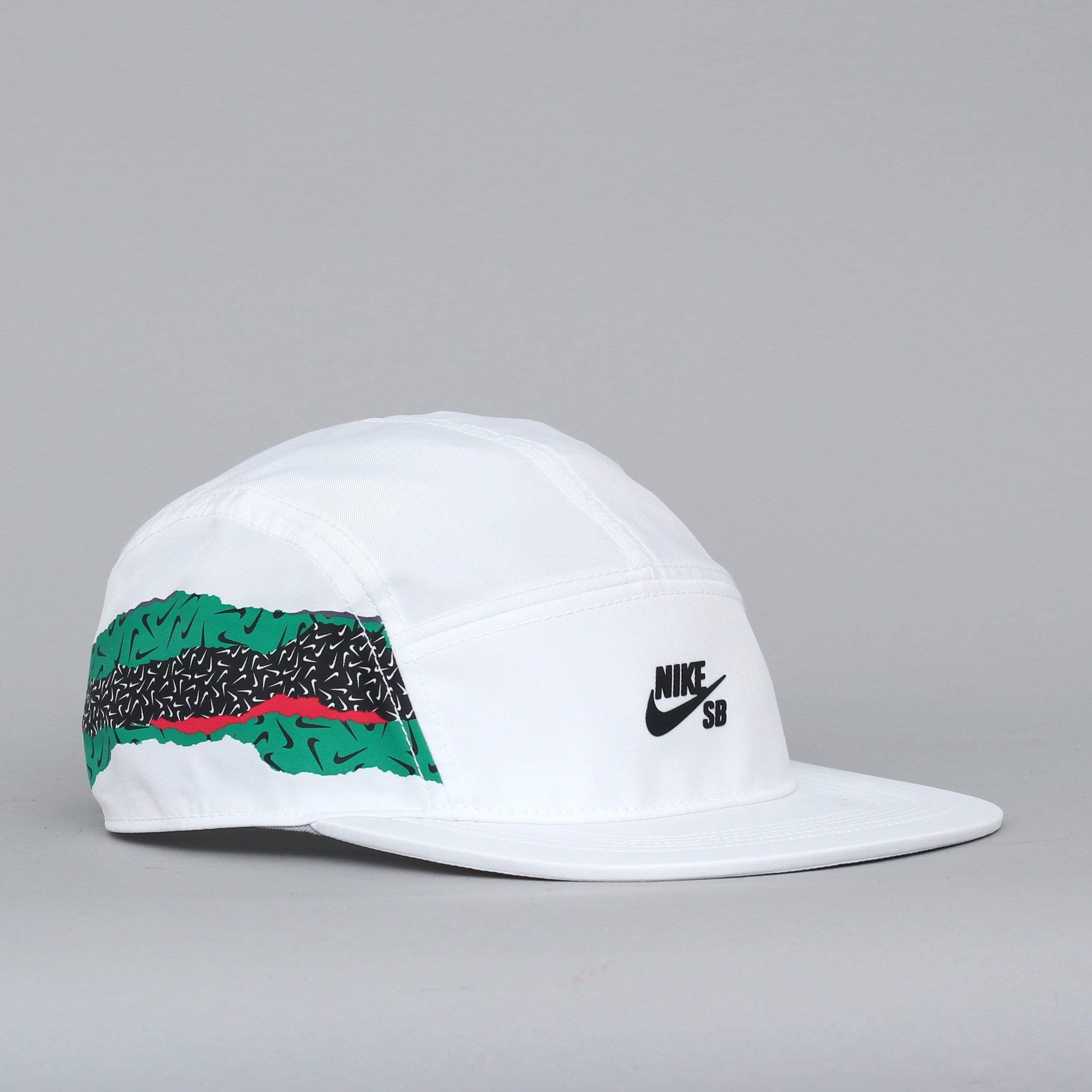 Nike SB X 5 Panel Cap White - City Skates