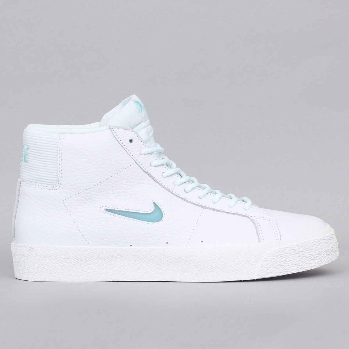 Nike Sb Blazer Mid Premium Shoes White Glacier Ice White Summit Slam City Skates