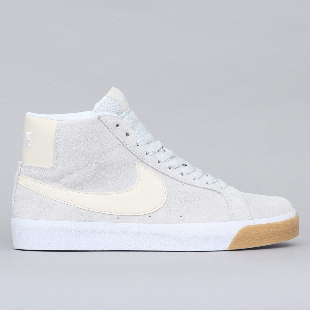 Nike SB Blazer Mid Shoes Photon Dust / Light Cream - White – Slam City ...