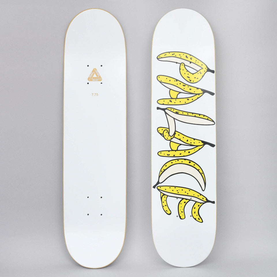 Palace 7.75 Banana Skateboard Deck White - Slam City Skates