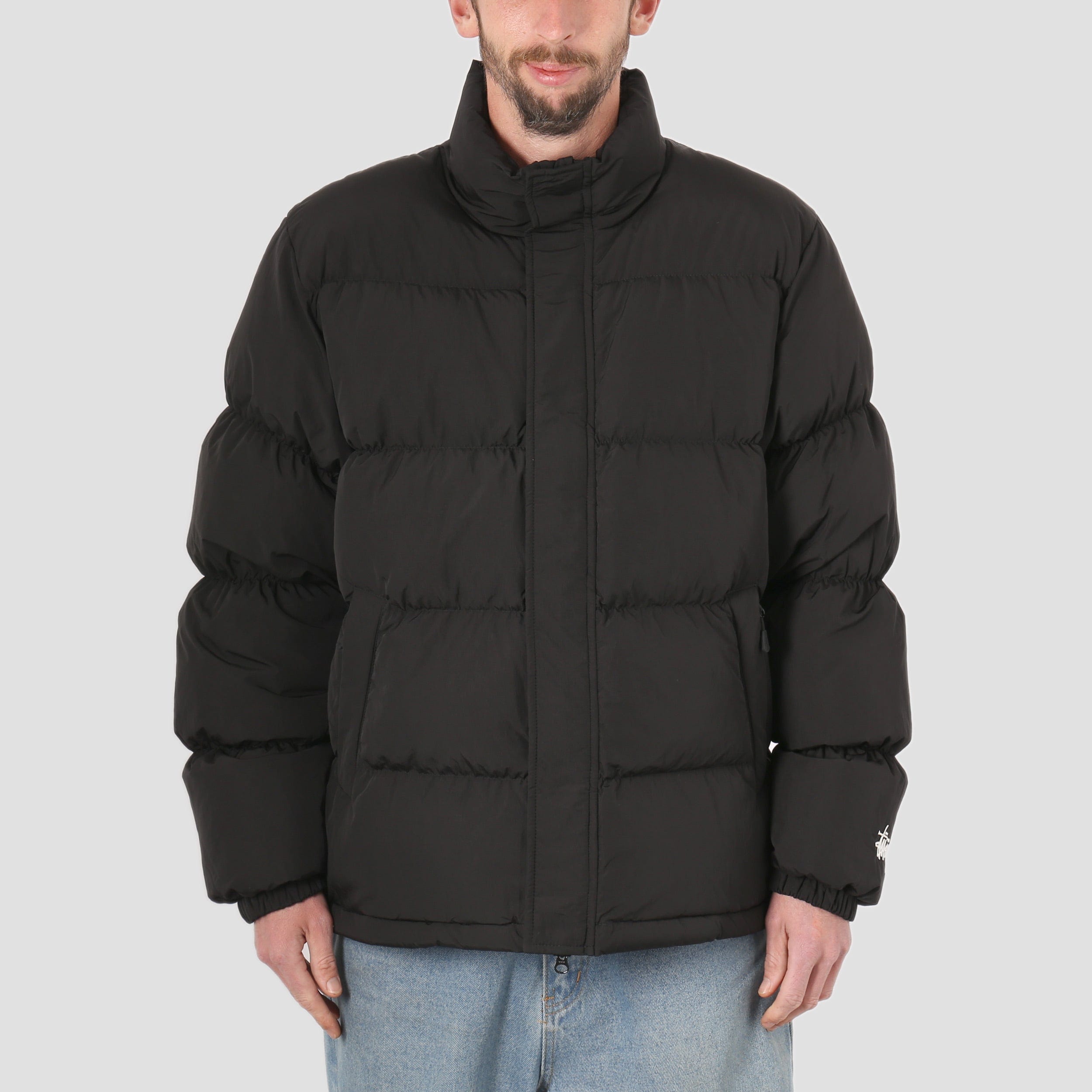 STUSSY RIPSTOP DOWN PUFFER JACKET  S