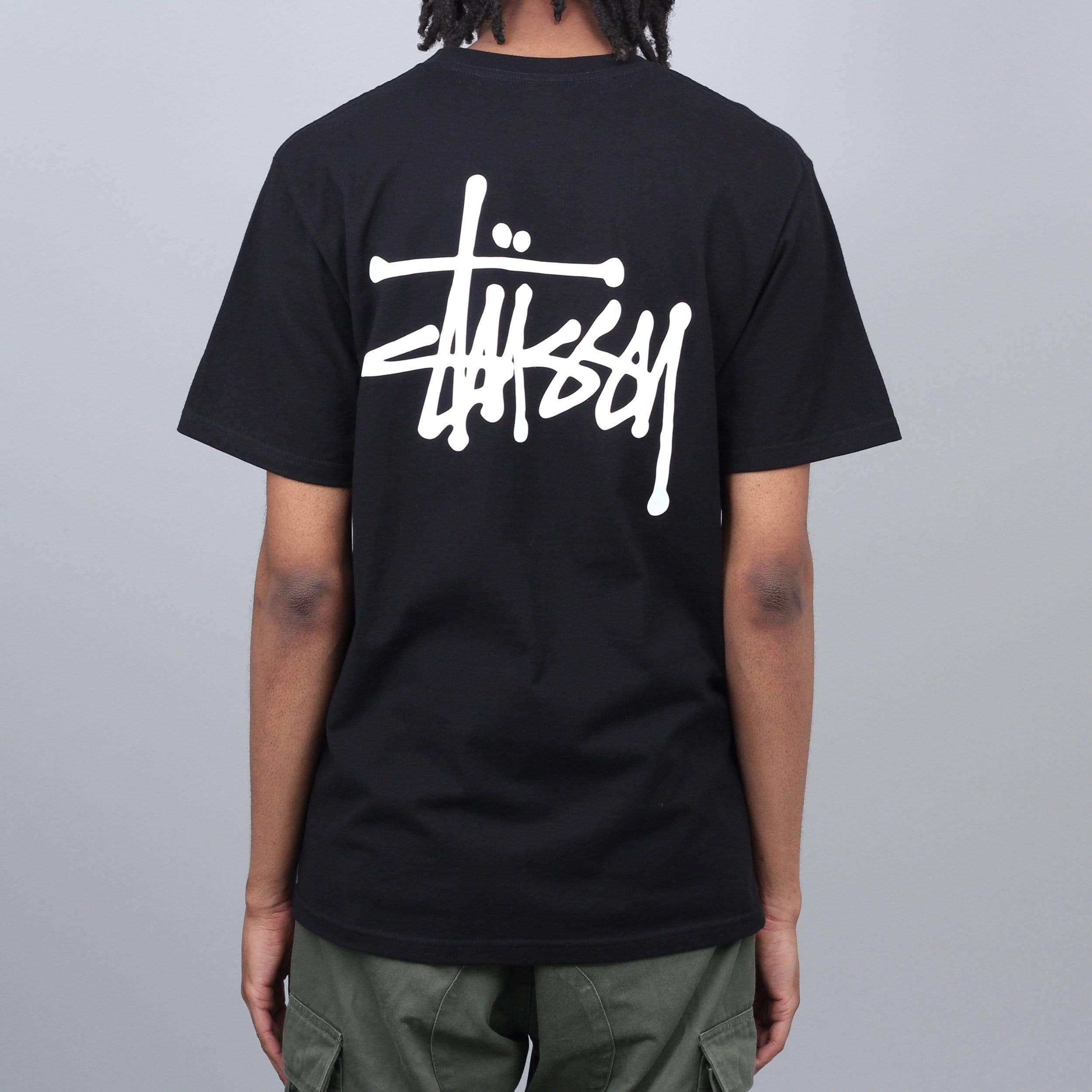 Stussy Basic Stussy T-Shirt Black (old) - Slam City Skates