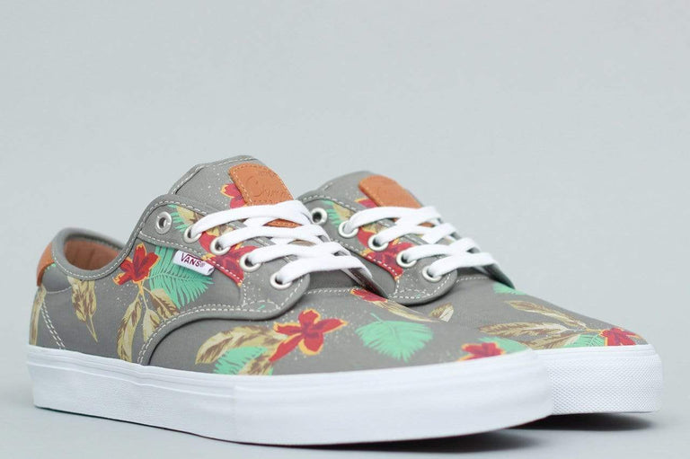 vans chima pro aloha & grey skate shoes