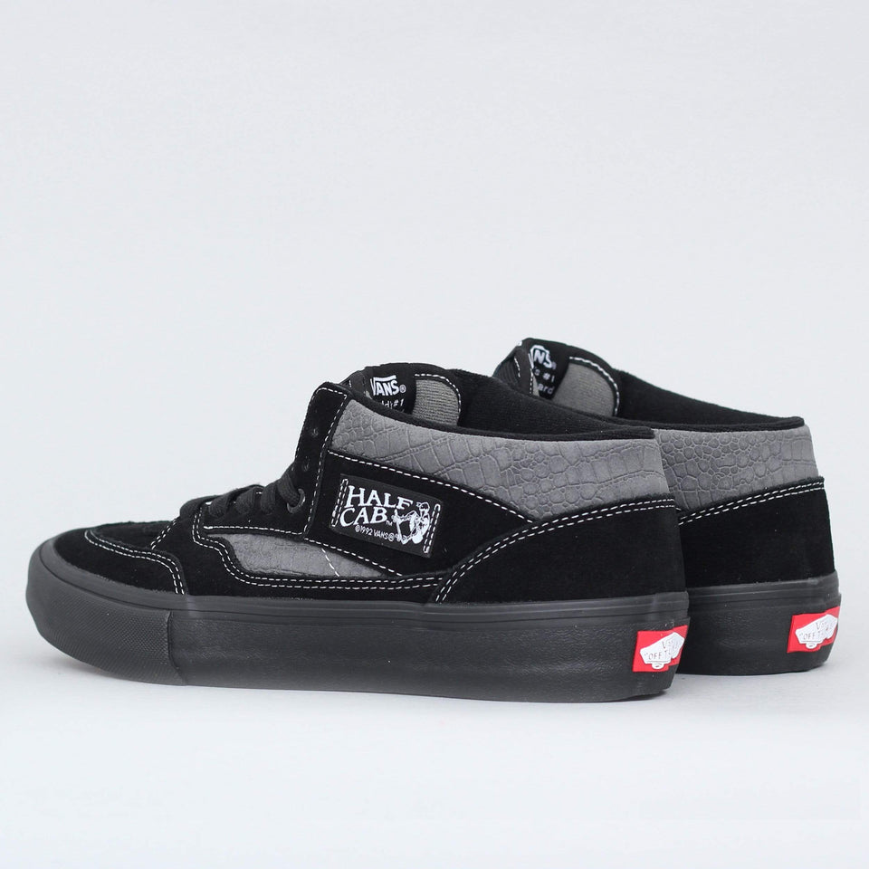 Vans Half Cab Pro '92 Shoes (Croc) Black / Pewter – Slam City Skates