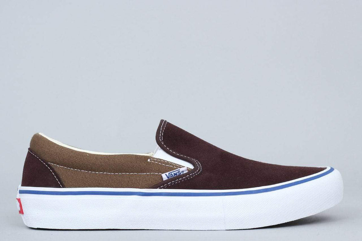 vans slip on pro coffee