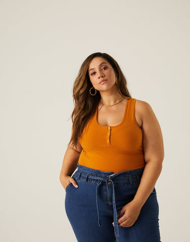 Plus Size Around and About Tank