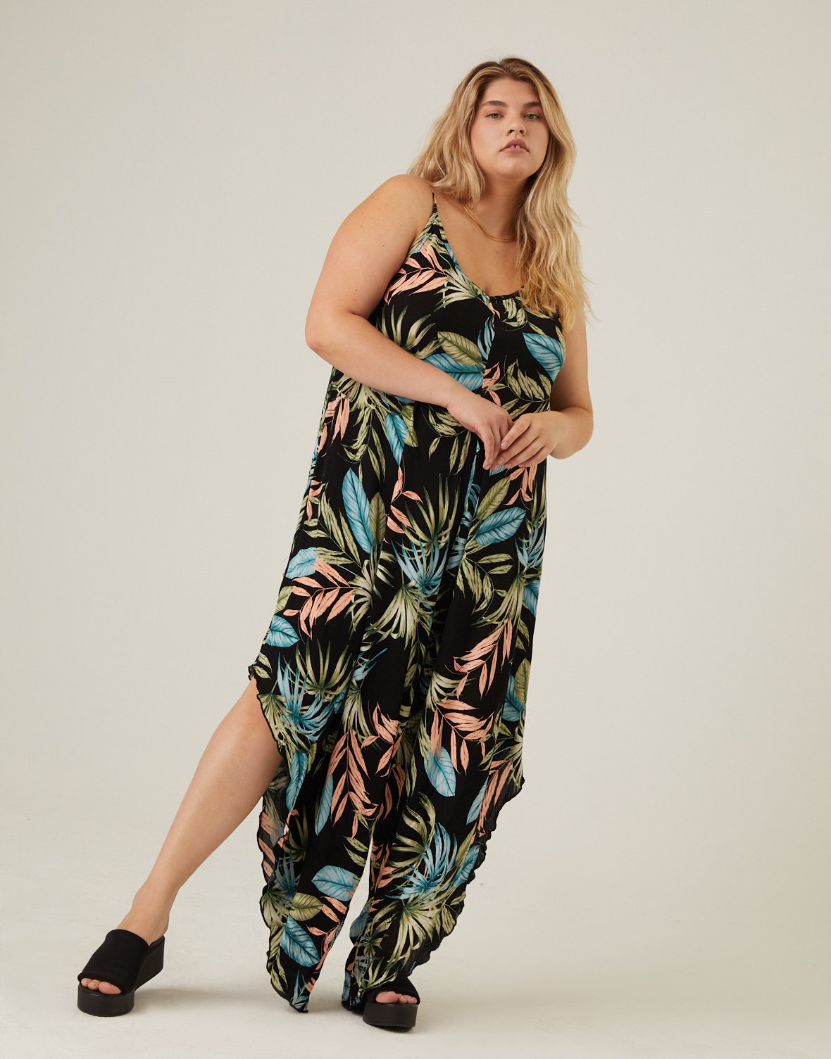 flowy jumpsuit wide leg