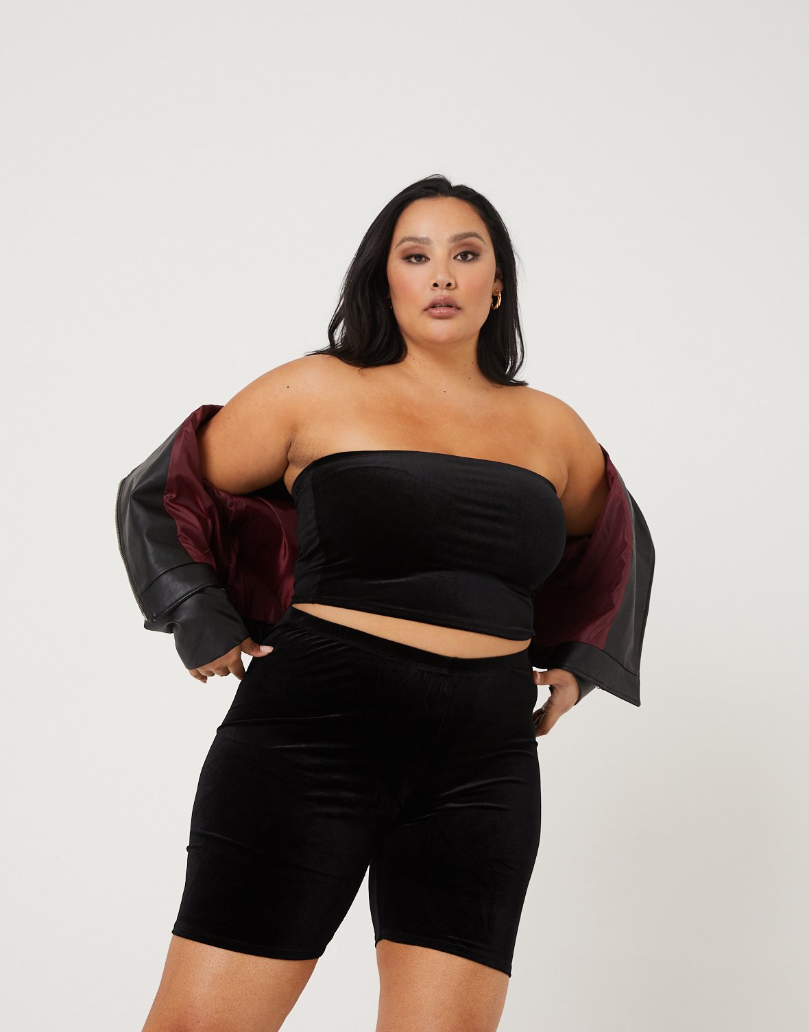 Curve Velvet Tube Top – Roses Fashion Online