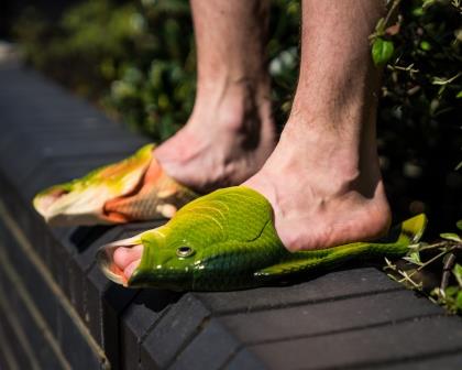 Coddies Fish Flops, summer flip flops, fish shoes, fish slippers, sun, fun