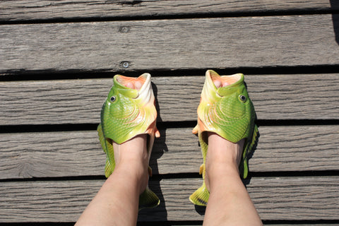 Coddies Fish Flops, summer flip flops, fish shoes, fish slippers, sun, fun