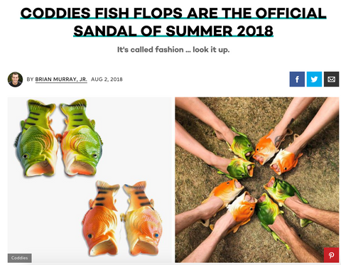 Coddies Fish Flops on Best Products