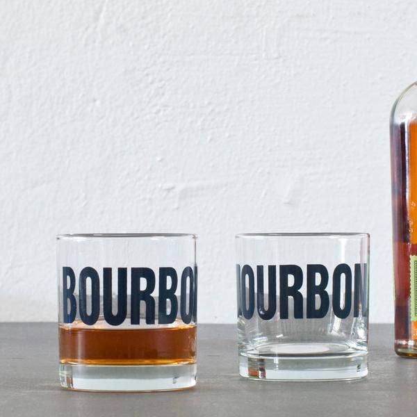 Bourbon Rocks Glass