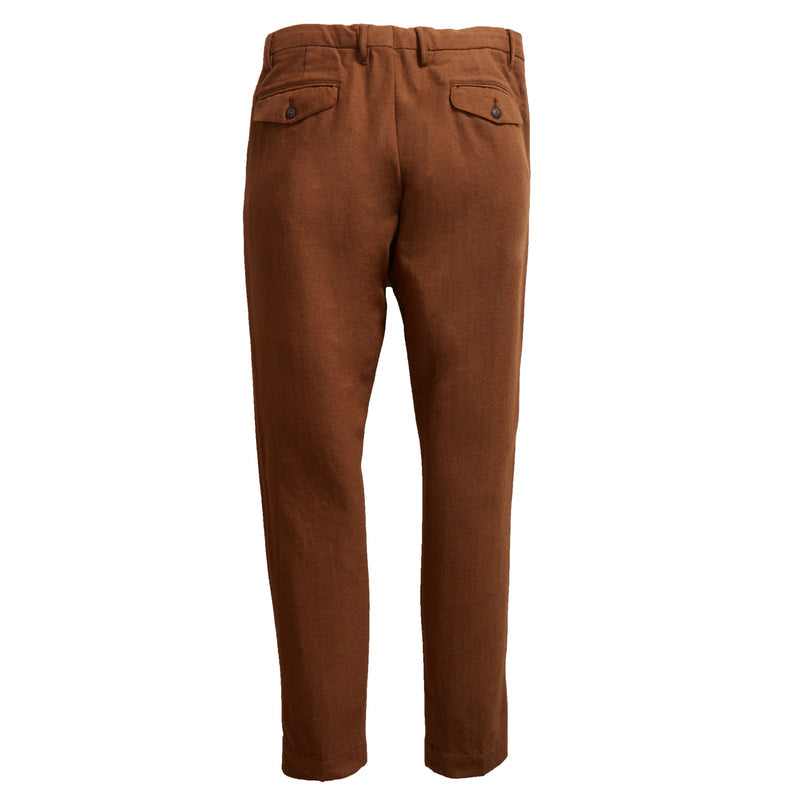 Grayers Norfolk Wool Trouser in Tobacco