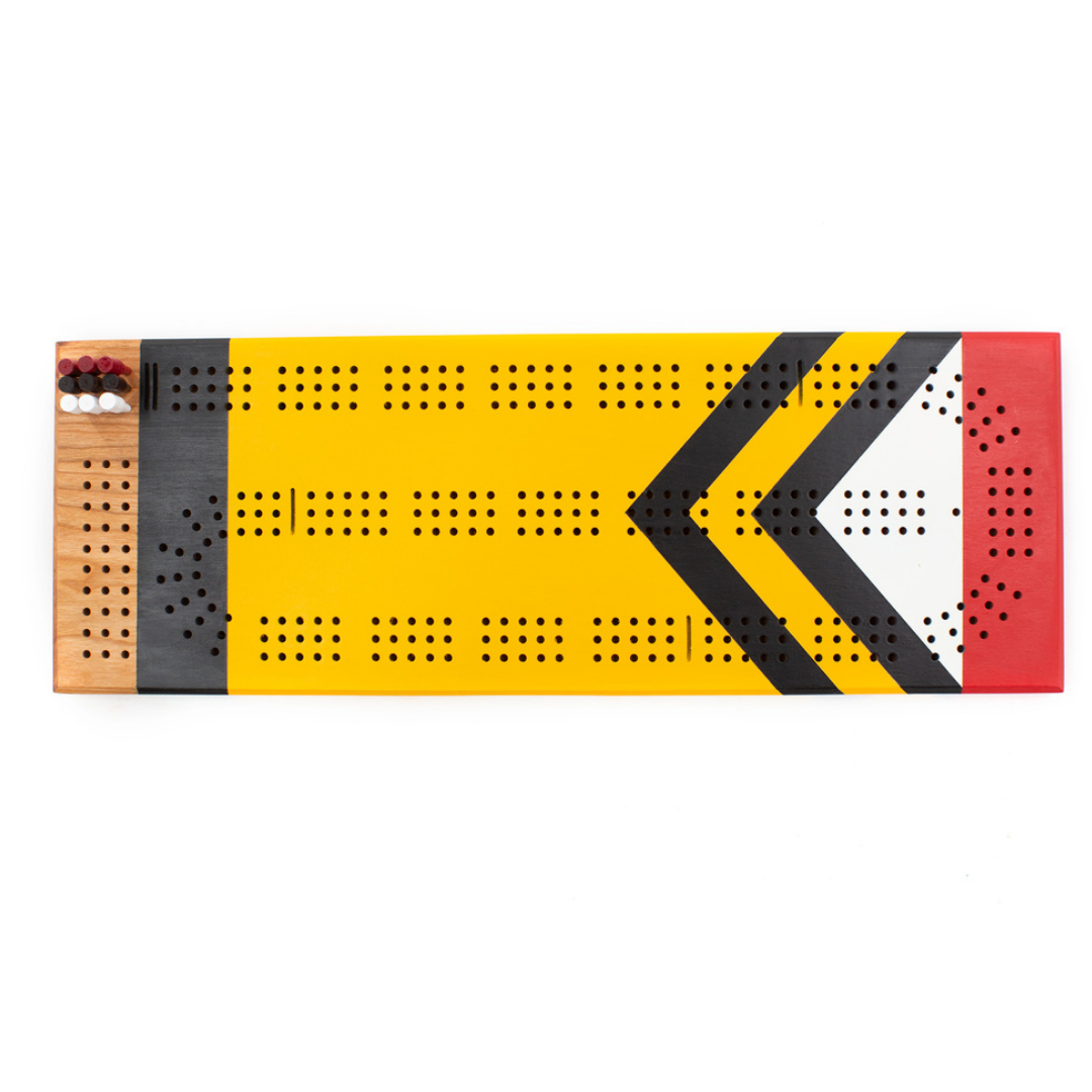 Sanborn Dalles Des Morts Cribbage Board