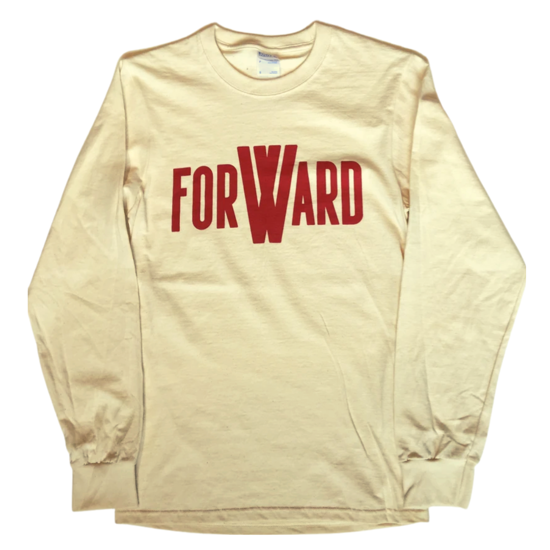 Journeyman Co. ForWard LS Graphic Tee in Natural