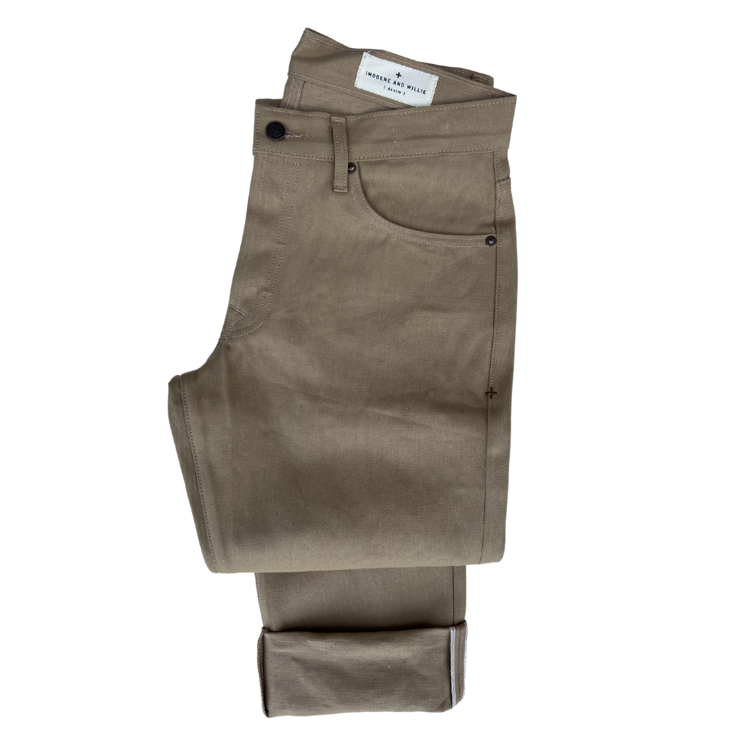 Imogene & Willie Barton Slim Khaki Rigid Jean