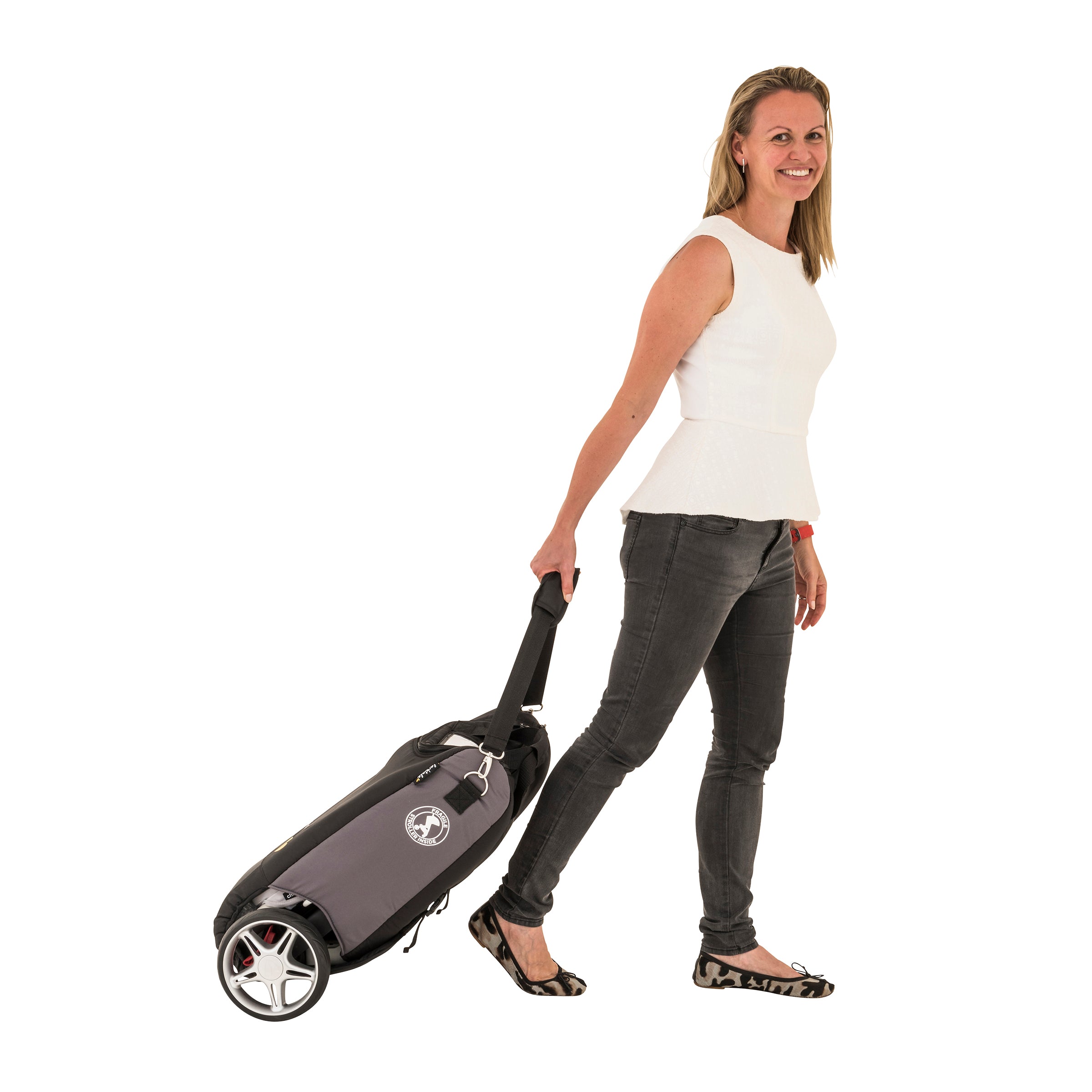 carry on luggage stroller