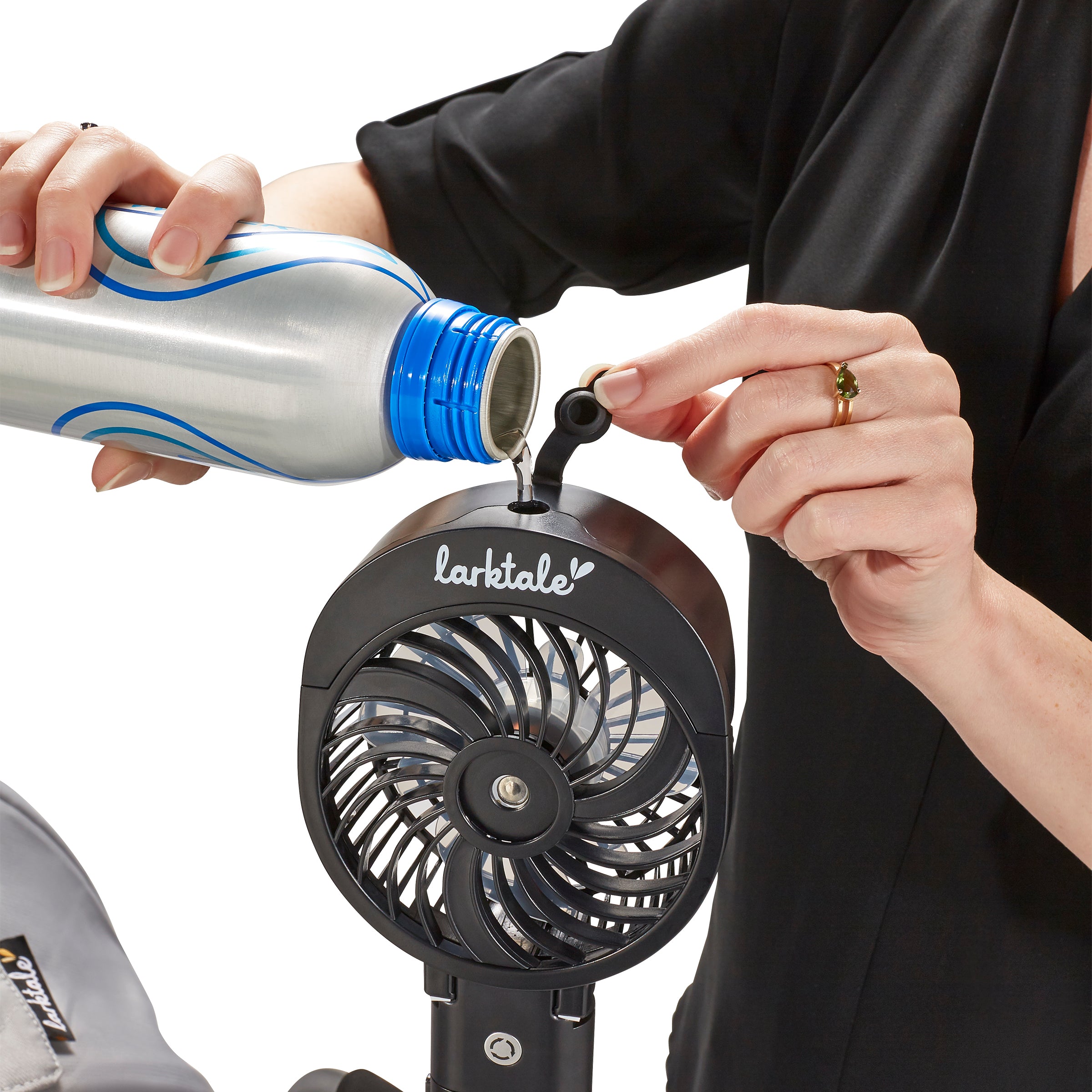 rechargeable stroller fan