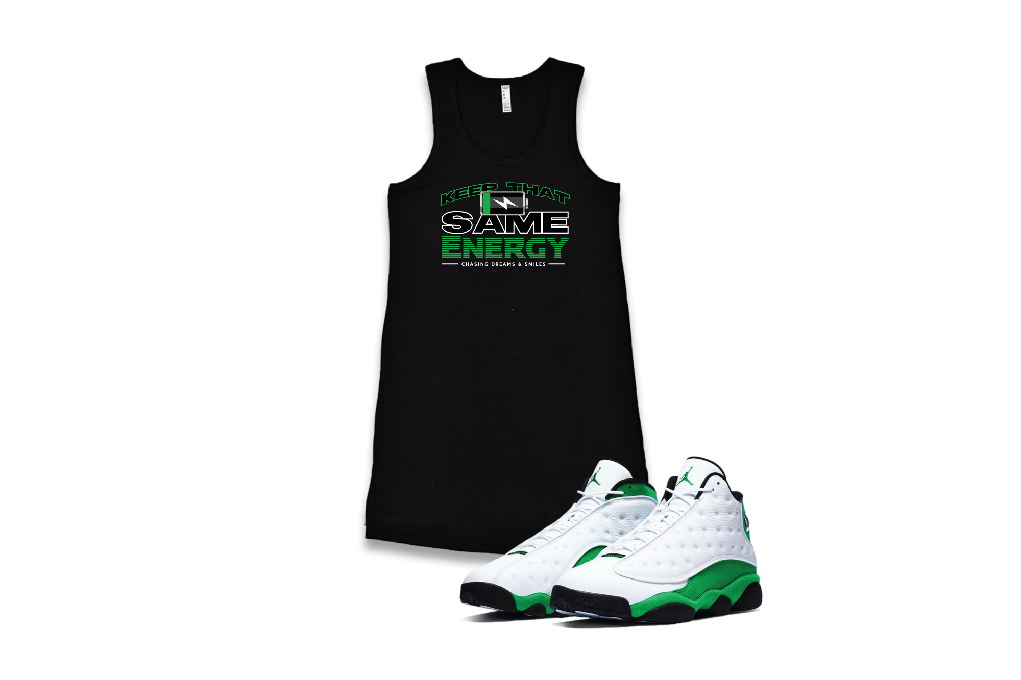 jordan 13 lucky green outfit