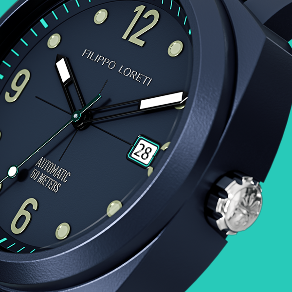 Ocean Timer Blue – Filippo Loreti Watches