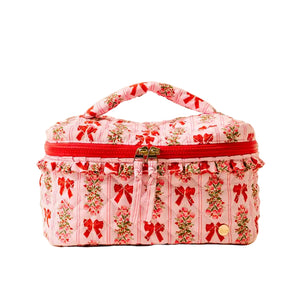 Glam & Go Quilted Cosmetic Bag Oh So Merry - What A Girl Wants LI