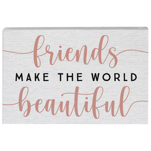 Friends Wood Sign - What A Girl Wants LI