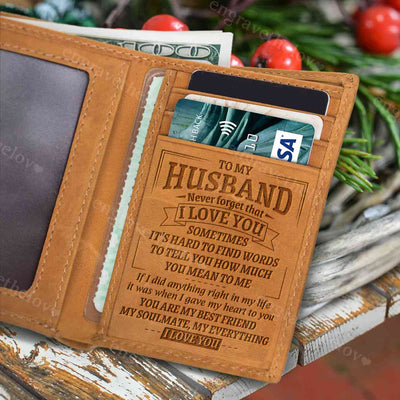 My Husband - Trifold Wallet - Engrave 