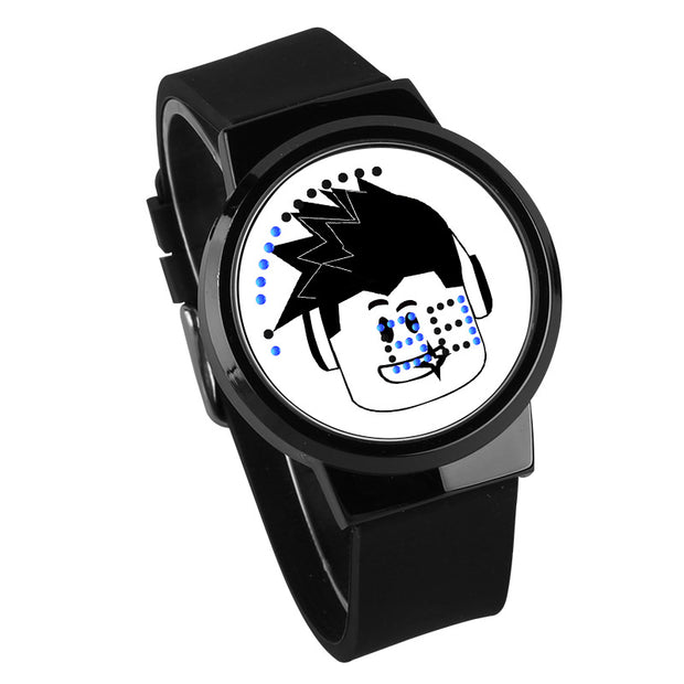 Roblox Game R Printed Anime Boys Girls Watch Waterproof Led Touch Scre Watch Cart - roblox touched position