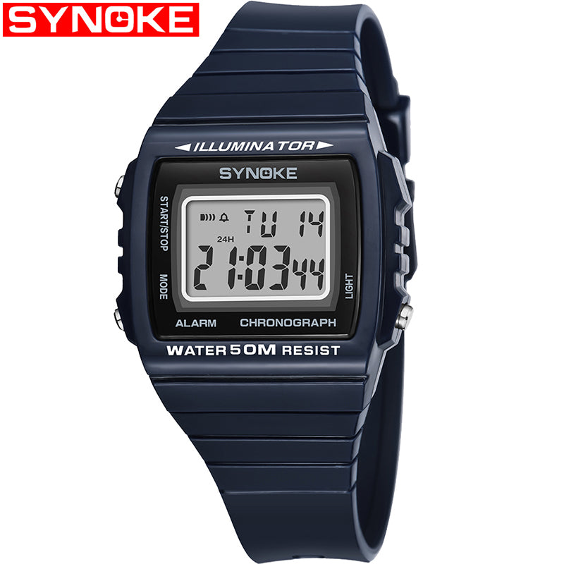 cheap black digital watch