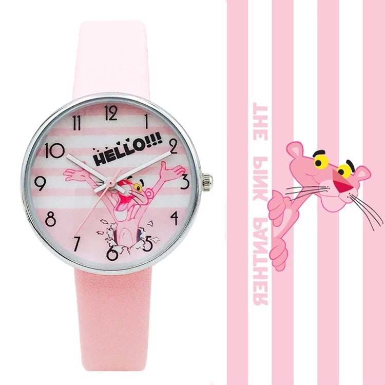 pink waterproof watch