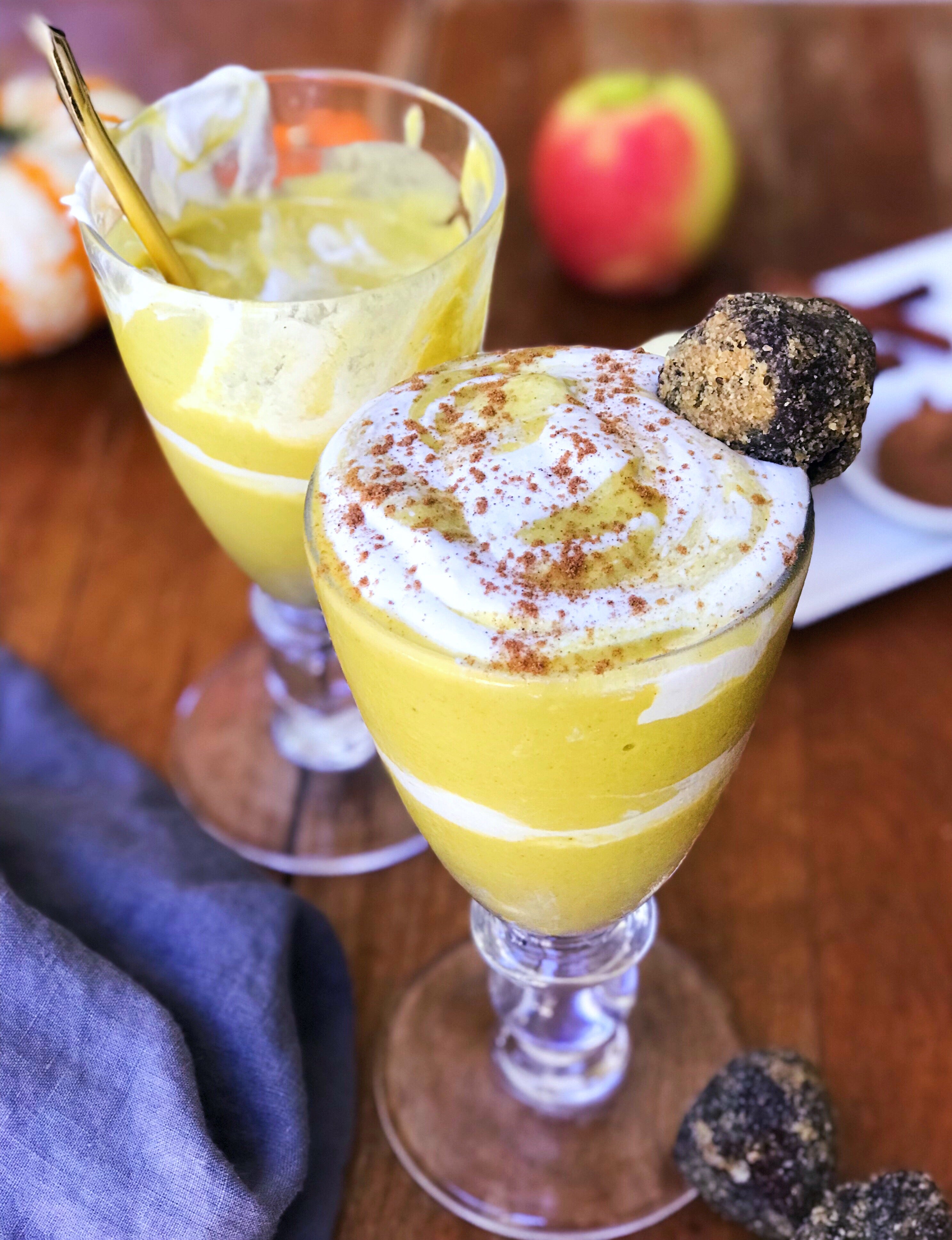 PUMPKIN APPLE PIE SMOOTHIE - Tasty As Fit