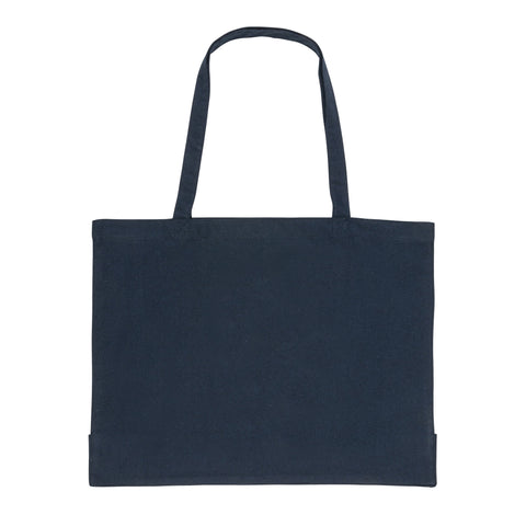 Recycled 145 gsm cotton tote bag featuring a 14cm gusset for extra storage