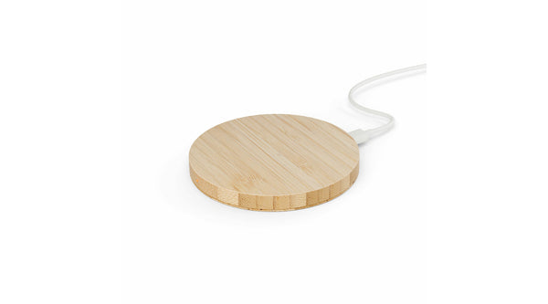 FSC® Bamboo Wireless Round  QI Charger