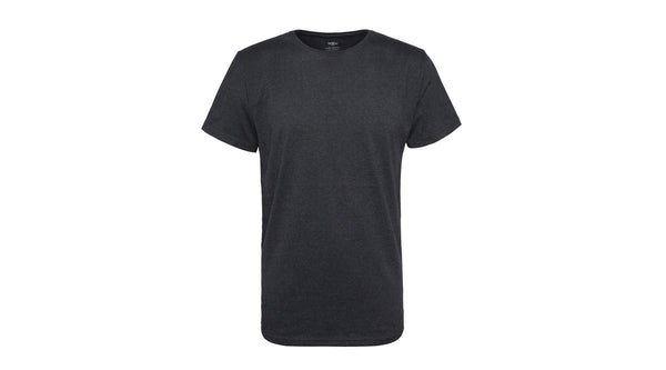 Pure Waste mens T-shirt made from recycled cotton left over from the textile industry combined with recycled plastic bottle polyester