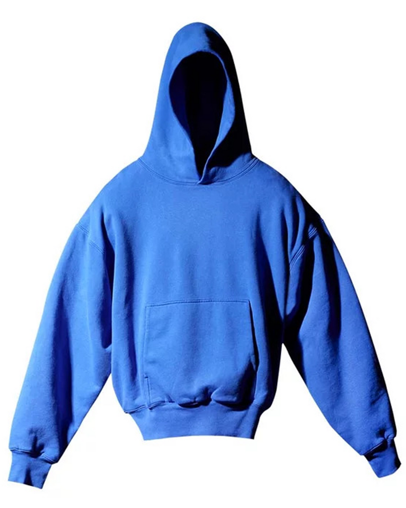 yeezy gap blue hoodie