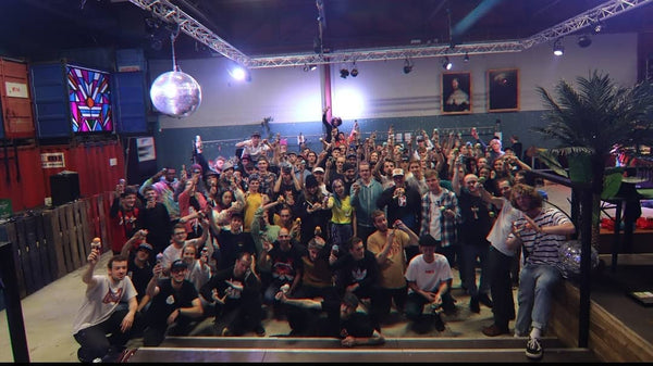 More Kendama Shit (MKS) 2019 Group picture in Wibar, Leiden