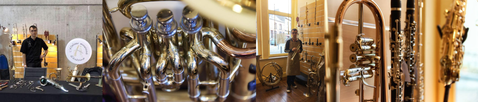L'Atelier Musical d'Antoine, réparation d'instruments à vent à Mons (Belgique)